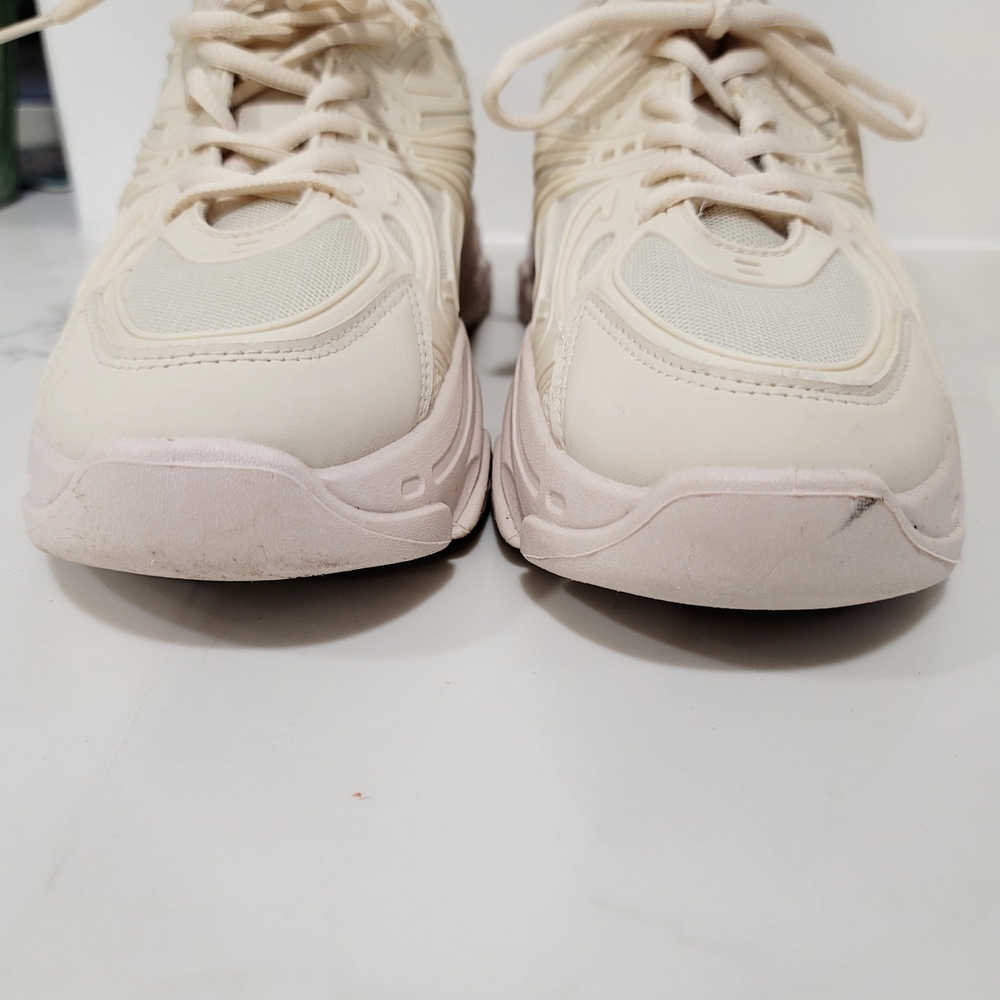 Madden Girl Mightty platform sneakers in  beige /taupe color. Size 8.5 - Picture 5 of 13
